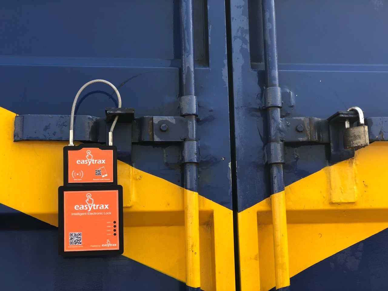 Замок контейнера GPS карты удара RFID уплотнения замка e GPS дистанционного управления умный