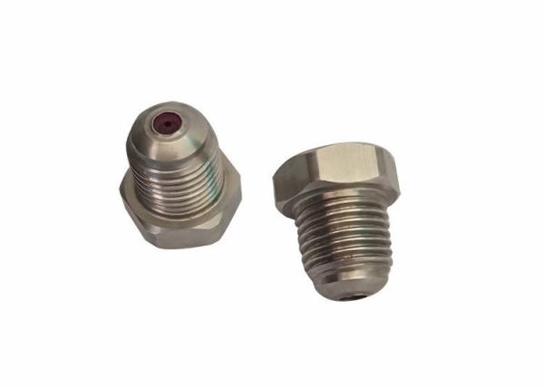Stainless Steel Paper Machine Parts High Water Pressure Lined Ruby Needle Nozzle