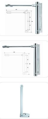 Fechadura da porta de vidro de fechamento na cor de prata, OEM/ODM do dispositivo da porta disponível