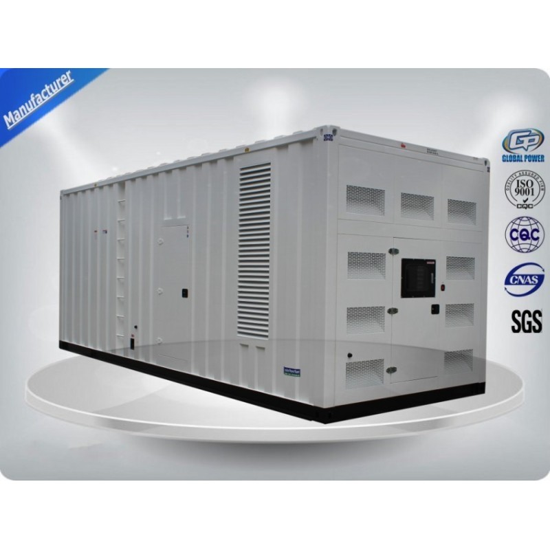Stamford Alternator Genset Silent Generator Set Canopy Type 700-875 Kw / Kva