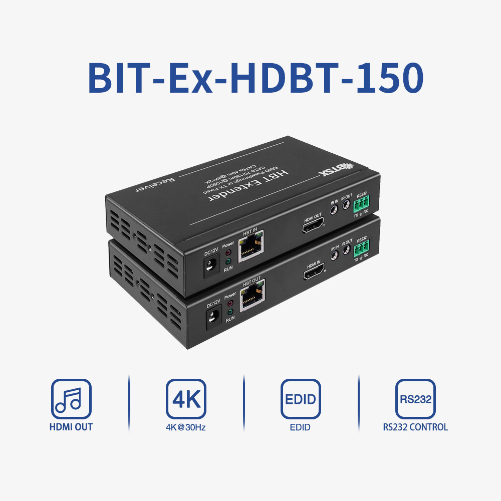 DC 12V сетевой HDMI расширитель 150M HDMI видеопередатчик BIT-Ex-HBT-150