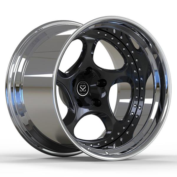 Porsche 997 5x130 Big Lip 5x130 19 Inch Wheels Polish 2 PC Forged Staggered