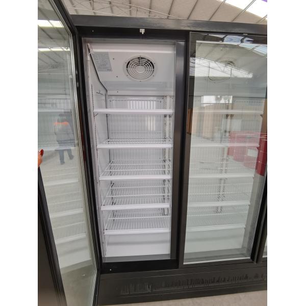 PVC 15PCS покрыл охладитель витрины дисплея R404a со стеклянной дверью 3