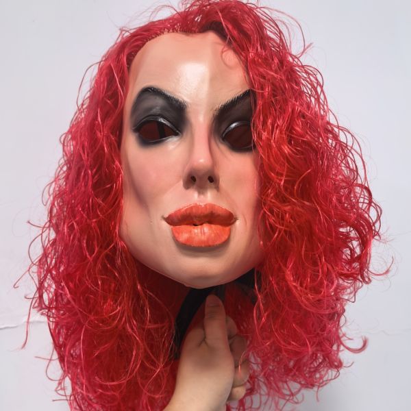 Latex Fantasy Mask for Theatrical Use - One Size Fits Most and Lightweight at 280g