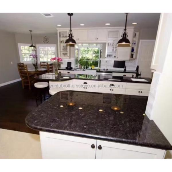 Modern Style Elegant Black Marble Granite Slab for Villa Countertop and Outdoor Decor