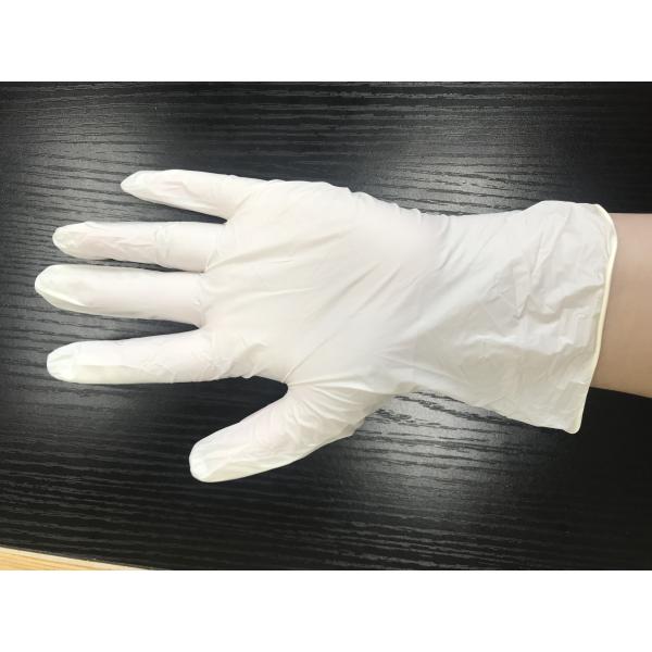 Medical Stretch Creamy Powder Free Vinyl Gloves 240mm Length 5 Years Shelf Life
