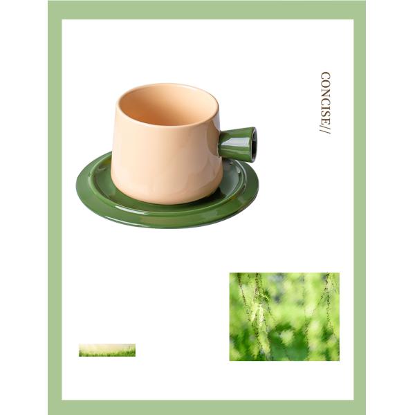 Керамические чайные чашки и наборы тарелок с пользовательскими цветами для ресторанов