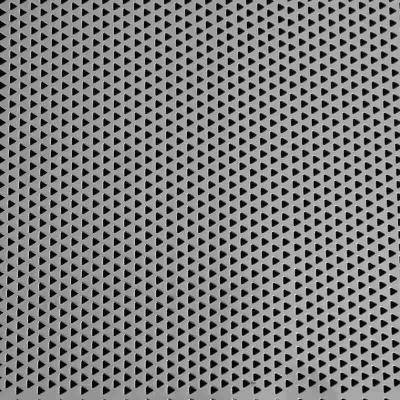 Aluminum Stainless Steel Perforated Wire Mesh Triangle Hole Anti Corrosion