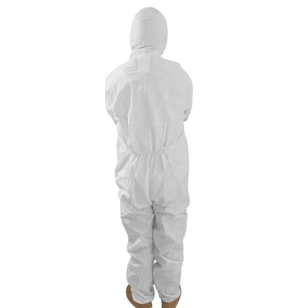 Non Woven Disposable Protective Suit Against Germs Liquid Proof Breathable