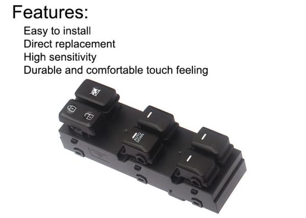 Auto Power window switch Front Left MT for Hyundai Sportage six key with red light 2011-2016 OE 93570-3W000