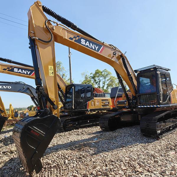 Middle Size SY205 Used SANY Excavators 118kw Rated Power Mitsubishi 4M50 Engine