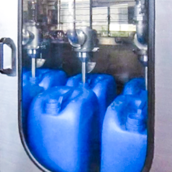 18L Electric Automatic Lube Oil Filling Machine 4 Nozzles 1-Year PLC Chemical for Honey Viscous Liquid Metal Plastic Bottle