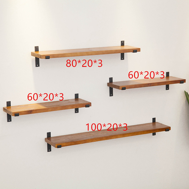 Contemporary Design 3 in 1 Floating Wood Wall Shelves for Apartment Organization