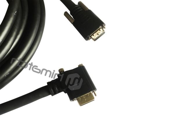 Full mode 85Hz SDR 26pin Cable Angle Left /Angle Right Mini Camera Cable With Power