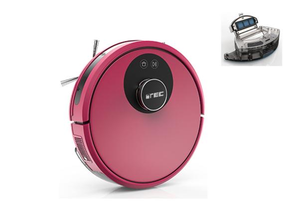 Smart Mapping Robot Vacuum Cleaner 58W Low Noise 58DB With 3200MAH Battery