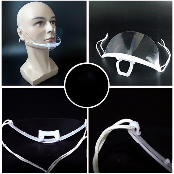 Disposable Plastic Respirato Anti-drool And Anti-fog Food Transparent Respirator Mask