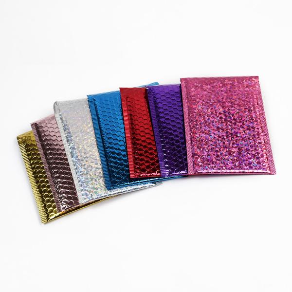 Противоугонная алюминиевая поверхность с блестящей пленкой пузырьки водонепроницаемая устойчивая к ударам горячеплавкая клеящая курьерская сумка