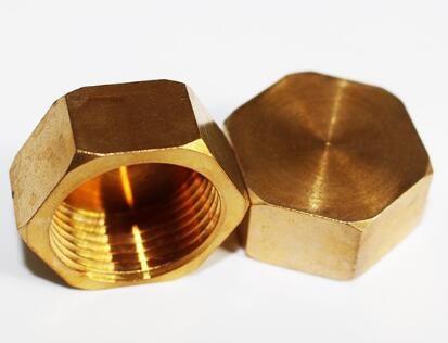 Hardware Custom Brass Heavy Hex Nuts CNC Cap Nut 6h Tolerance ISO4762