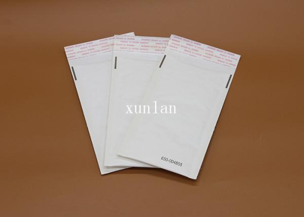 White Flat Eco Lite Kraft Bubble Mailer PE Material For Packaging Clothes