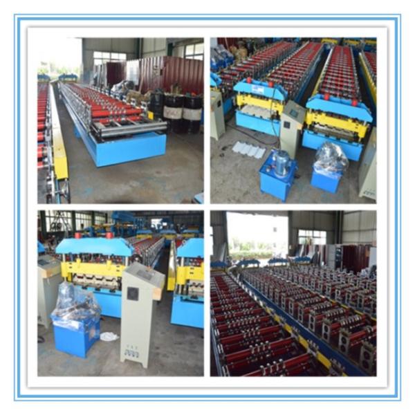 5.5KW Main Motor Power Wall Panel Roll Forming Machine For Construction Material