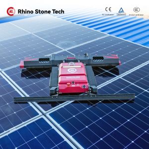 Automatic Remote Control Solar Panel Cleaning System Crawler Robot for PV Power Dust Removal Solution