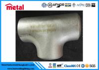 Super Duplex Stainless Steel Fittings AL-6XN UNS N08367 Silver Tee ANSI B16.9