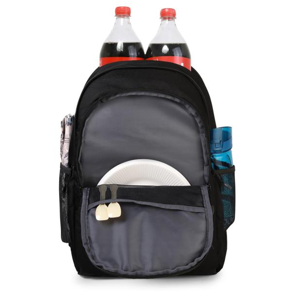 Day Trips Water / Wine Cooler Backpack , Camping Cooler Backpack Black 28 Cans