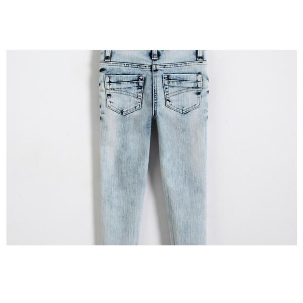 Slim Fit Long Section Kids Denim Clothes , 2 - 8 Years Children Denim Jeans