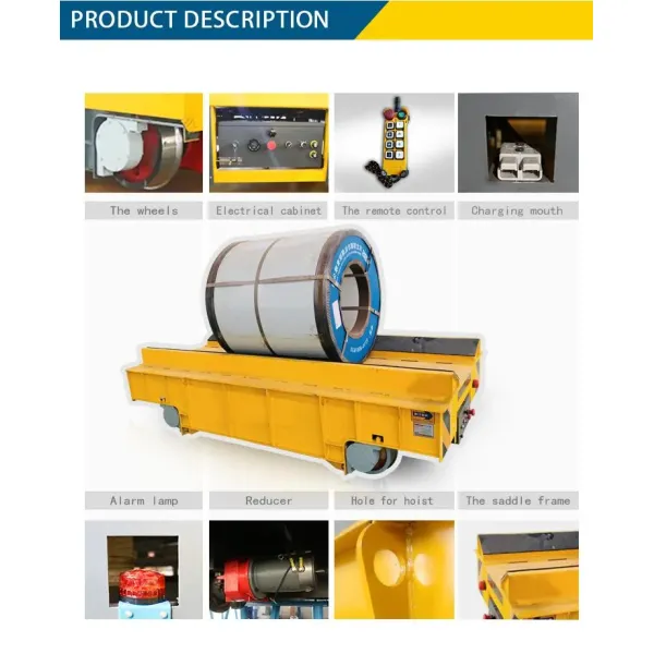 High Maneuverability 200 Ton Coil Transfer Cart Manufacturers