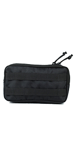 Universal Tactical Seat ​Back Organizer Vehicle Molle Panel Organizer Storage Bag With Detachable Molle Pouch