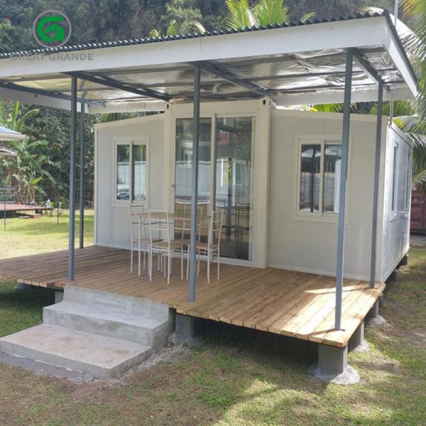 Contemporary Look Expandable Prefab House Steel Structure Independent Living