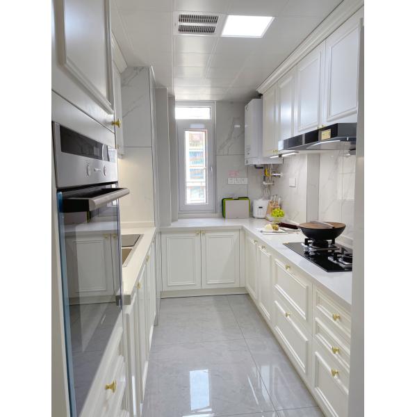 Contemporary Design Modern Kitchen Cabinet with Particle Board Carcase and Plywood Door