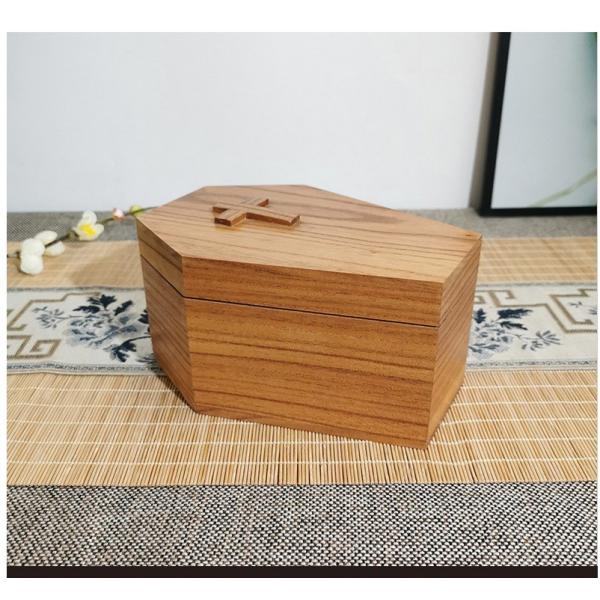 Pet Columbarium Cremation Ashes Urn for Cats Dogs Birds in Stocked Wood Casket