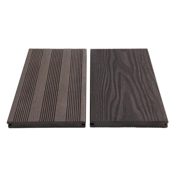 Cedar Art No Split Solid Composite Decking Boards CE Certified For Yard
