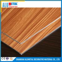 painel composto de alumínio escovado de madeira Matt Glossy de 4mm