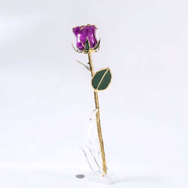 Pure Natural 24k Gold-plated Rose Crafts, Light Luxury Gift, Valentine's Day Atmosphere Gift, Wholesale