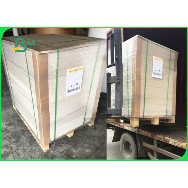 papel branco da parte traseira de Kraft da cara de 325gsm 365gsm para a caixa de bolo boa dobrando a resistência