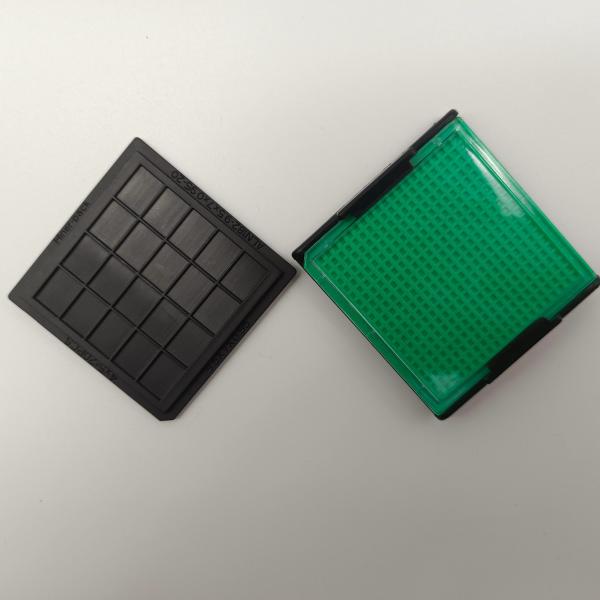 Customizable Black Colourful ESD Waffle Pack Chip Trays For IC RF VR Chips