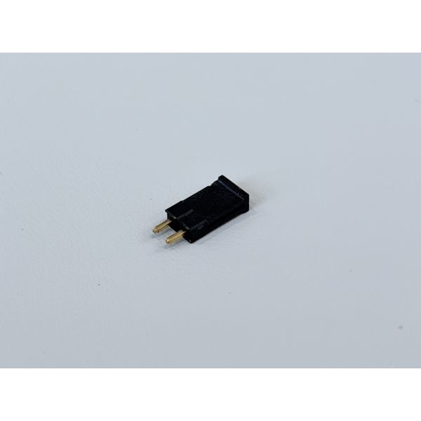 2.54mm Pitch 1×2 Single-Row Pin Header Connector, Through-Hole PCB Electronic Connector, Gold-Plated Terminals for Signal & Power Transmission