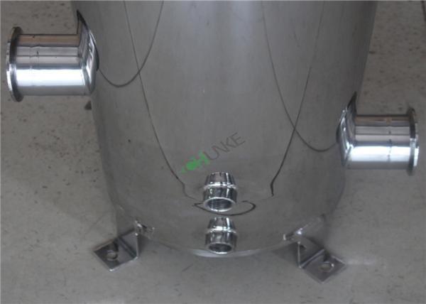 SUS304 SUS316 Stainless Water Filter Housing / High Pressure Filter Housing