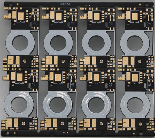 4 couches 1OZ Épaisseur de cuivre Noir Soldmask Matériau FR4 Circuits imprimés PCBA assemblage PCB rapide