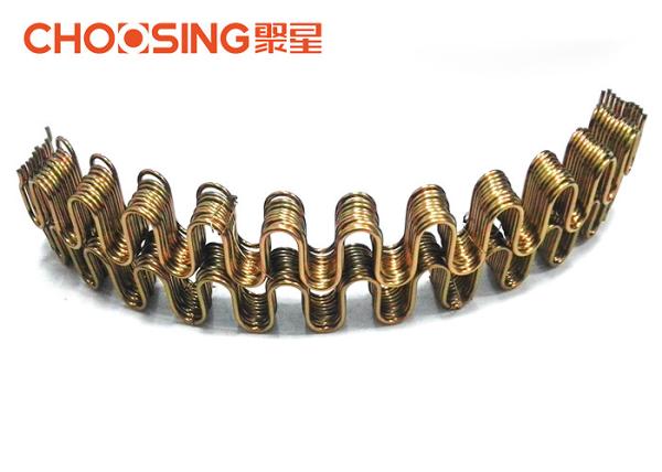 3.2mm Serpentine Springs For Furniture , 11 Gauge Replacement Settee Springs