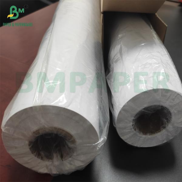 108gsm White Coated Bond Paper for Inkjet Printing 914mm x 30m Roll