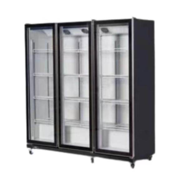 R134a Glass Door Upright Freezer, Air Cooling Glass Door Upright Freezer
