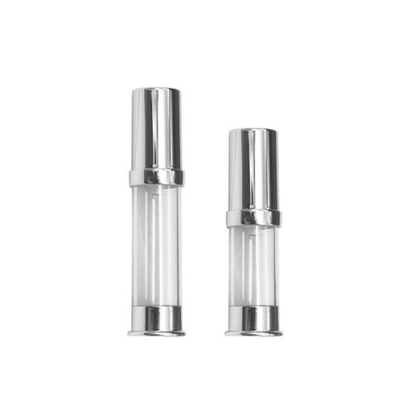 5ml 10ml AS 透明な空気のないスプリット真空ポンプボトル OD 22mm