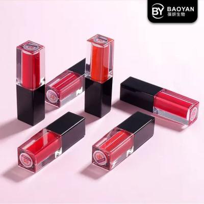 O profissional vislumbra o brilho do bordo, desgaste longo líquido coral Lipgloss lustroso