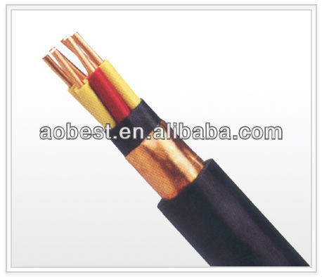 Insulated Copper or Aluminum Conductor Braided Shield Control Cable for IEC60502 Standard