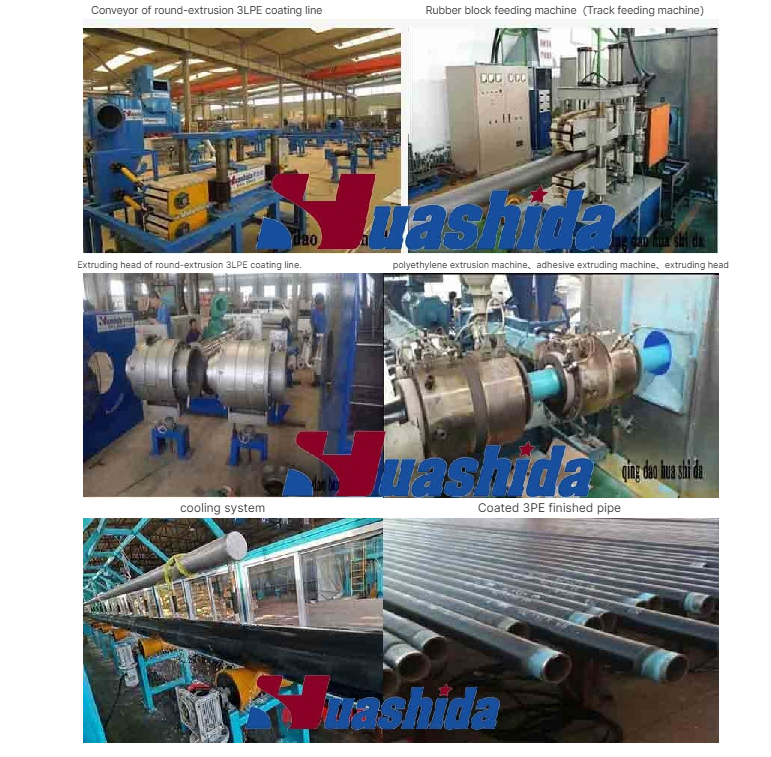 O-type Extrusion Type Anti-Corrosion Coating Production Line for 3LPE Steel Pipe
