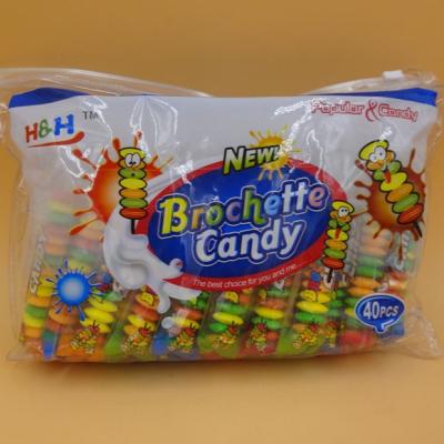 Sabores Brochette Sugar Free Peppermint Candy do fruto/doces comprimidos forma redonda
