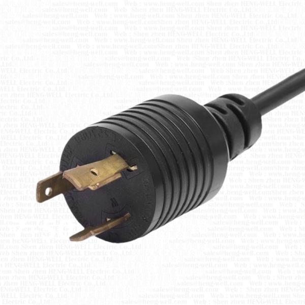 10AWG 3/10/25/50FT Generator Cord | L7-20P/L7-20R Twist Lock SJTW Heavy Duty Cable